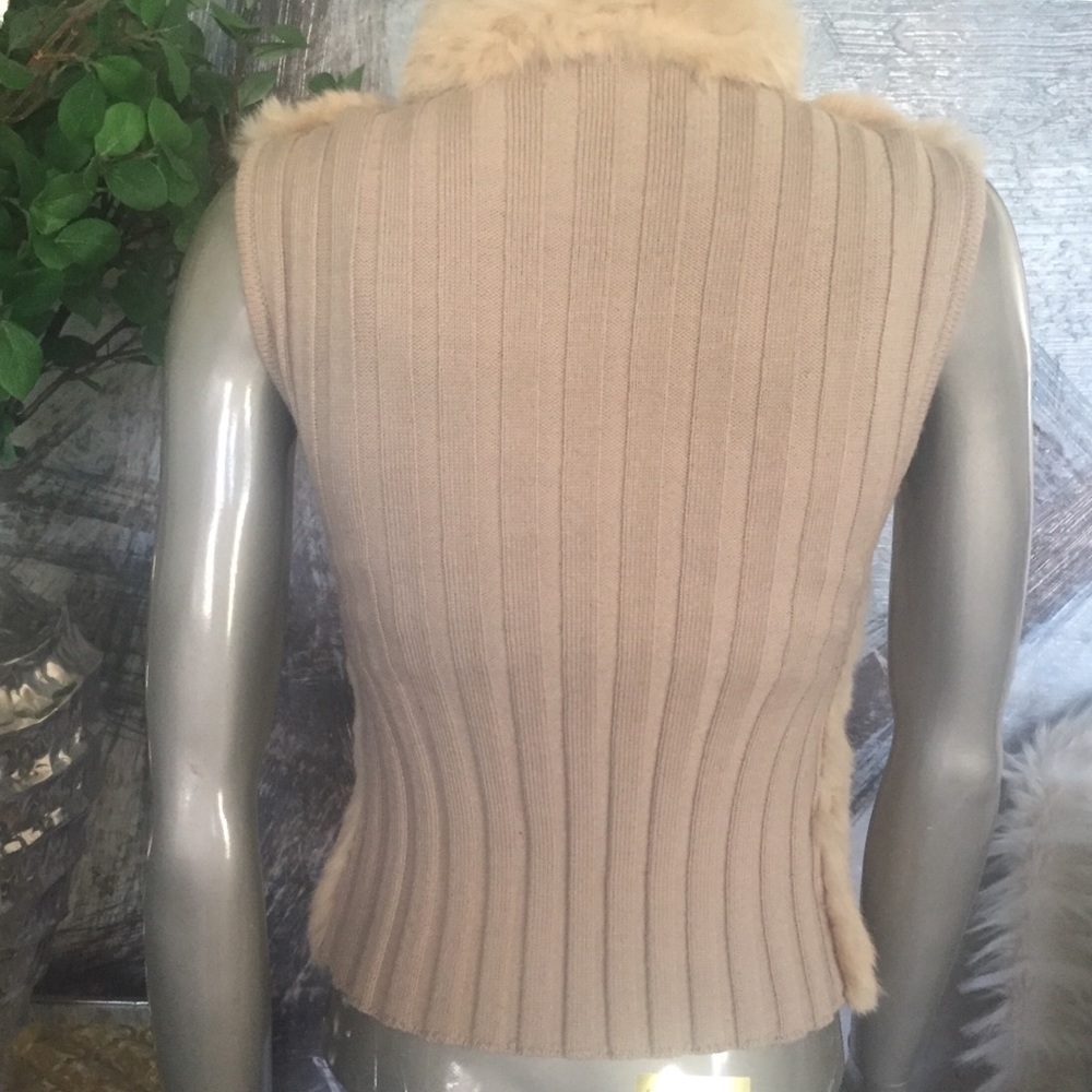 Warm Rabbit Fur Vest - Picture 5 of 8